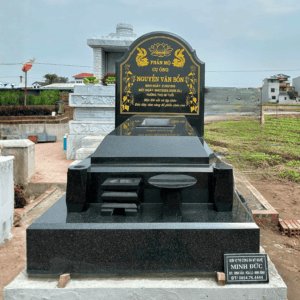 Mộ đá granite - Mẫu 12